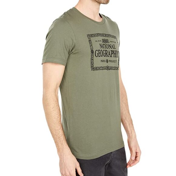 Parks Project Naturalional Geographic X Parks Project Legacy Tee XXL Olive - Picture 2 of 6